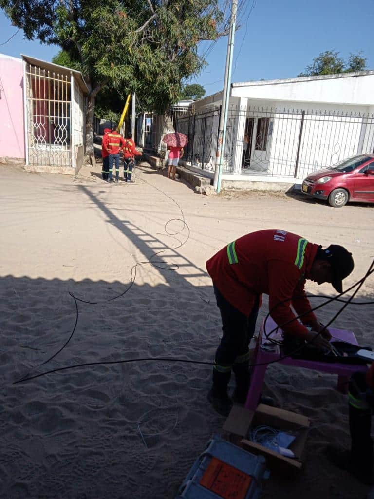 Instalación por soplado